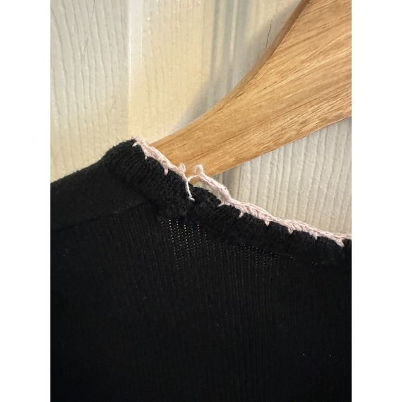 Vintage Heirloom Collectibles Womens M Cottagecore Sweater Embroidered Cardigan - Picture 4 of 7